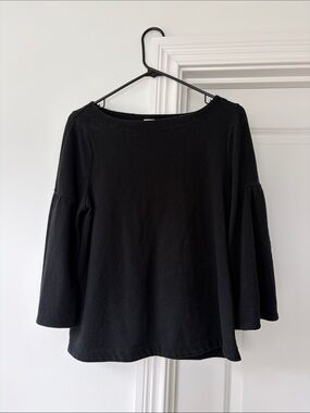 Target Black Bell Sleeve Tunic Top